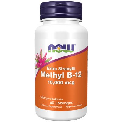 Now Foods Methyl B-12 methylkobalamin 10,000 mcg 60 pastilek – Hledejceny.cz