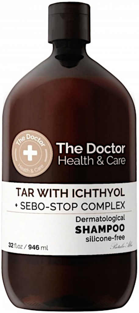 The Doctor Tar with Ichthyol + Sebo-Stop Complex Shampoo Dermatological 946 ml