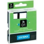 DYMO páska D1 (12mm x 7m) bílá na černé S0720610 - 45021 – Zbozi.Blesk.cz