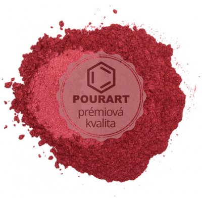 PourArt Metalický prášek DKTK025 Deep China Red 10 g – HobbyKompas.cz