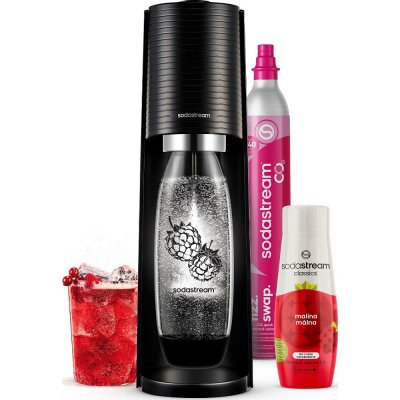 Sodastream TERRA Black Malina Zero Mpack – Zbozi.Blesk.cz
