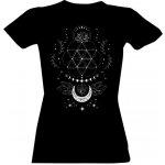 Tričko s potiskem BOHO tajemství noci dámské Černá – Hledejceny.cz