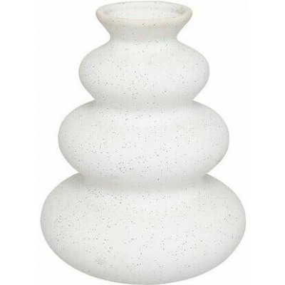Keramická váza Olme 20 cm bílá dekorační na květiny do obýváku Atmosphera – Hledejceny.cz