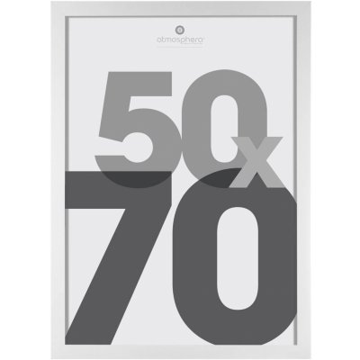 Atmosphera Rámeček na fotografie, 50 x 70 cm, bílý bílý – Sleviste.cz