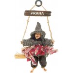 Ježibaba na koštěti Praha 25cm – Hledejceny.cz