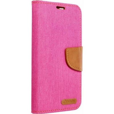 Coolcase Canvas Book pro Samsung Galaxy A20e růžové