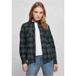 Ladies Turnup Checked Flanell shirt jasper/black – Zboží Dáma