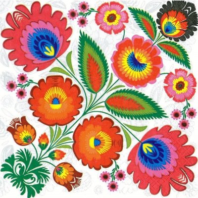 Ubrousek 33x33cm Folklor – Zboží Dáma