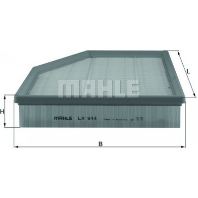 LX944 MAHLE Vzduchový filtr – Hledejceny.cz