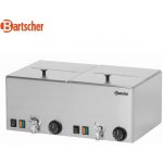 Bartscher Ohřívač párků 2 vany 535 x 370 x 240 mm - 2 kW / 230 V - 10,4 kg – Zbozi.Blesk.cz