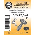 HARTMAN těsnění k vršku KE 294T 1" 6,2*27,5*4mm, sada č. 63