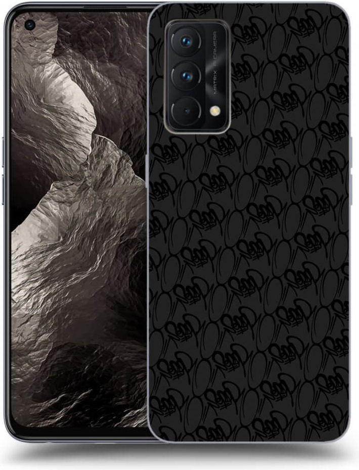 Pouzdro Picasee silikonové Realme GT Master Edition 5G - Separ - Black On Black 2 černé