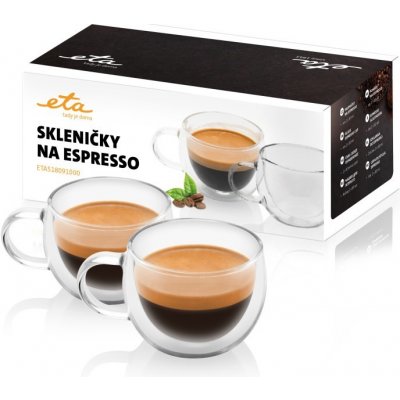 Eta espresso s ouškem 2 x 80 ml