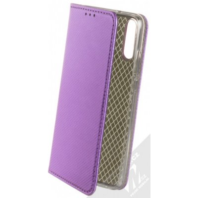 Pouzdro Sligo Smart Magnet flipové Huawei P20 fialové – Zboží Živě
