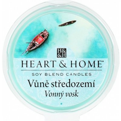 Heart & Home sojový přírodní vonný vosk Vůně středozemí 27 g – Zboží Mobilmania