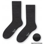 Steven art.130 polofroté Merino Wool pánské ponožky černá
