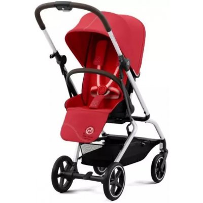 Cybex Eezy S Twist + 2 Lux Hibiscus Red/silver frame 2023