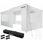 tectake 406772 skládací pavilon viola 3x6 m, hliník, 6 bočních dílů bílá – Zboží Mobilmania