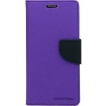 Pouzdro Mercury Apple iPhone 5 / 5S / SE Fancy Diary fialové/Navy – Zboží Mobilmania