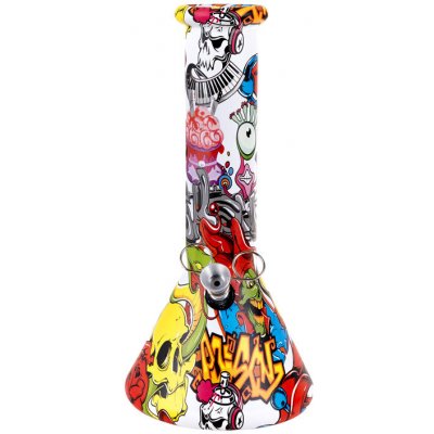ZORR Glas Bong 22 cm Design 1 – Hledejceny.cz