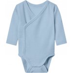 Lupilu Dětské body s dlouhými rukávy z merino vlny a hedvábí světle modrá – Sleviste.cz