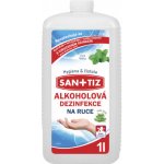 Sanitiz alkoholová dezinfekce na ruce parfém máta obsahuje Aloe Vera 1 l – Zbozi.Blesk.cz