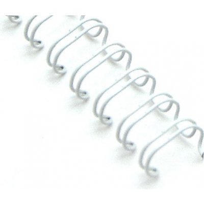 CN kovový hřbet 11,1mm bílá 100ks – Zboží Živě