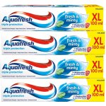 Aquafresh FRESH AND MINTY S FLUORIDEM 3V1 4 x 100 ml – Hledejceny.cz