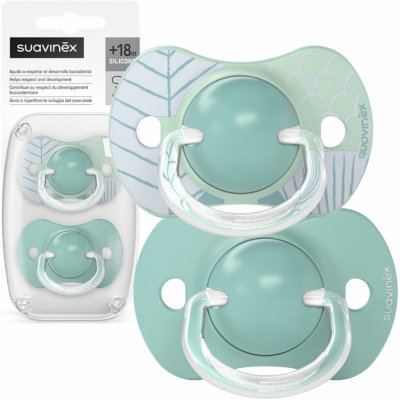 Suavinex silikon fyziologický Forest modrá 2 ks – Zboží Dáma