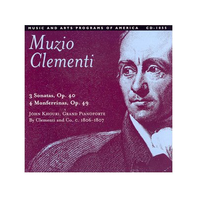 Khouri, John - Clementi - Sonata In G Major, Sonata In B Minor, Op. 40 No. 2, Sonata In D Major, Op. 49 4 Monfferinas, Op. 49 – Zboží Mobilmania