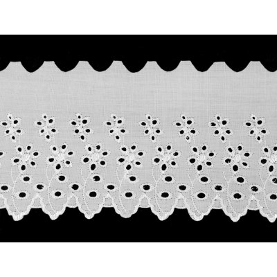 Prima-obchod Madeira - štykování šíře 11 cm, barva bílá – Sleviste.cz