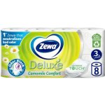 Zewa Deluxe Aqua Tube Camomile 3-vrstvý 8 ks – Zboží Mobilmania