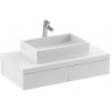 Koupelnový nábytek Ravak Formy skříňka s umyvadlem 120x55x22cm Bílá