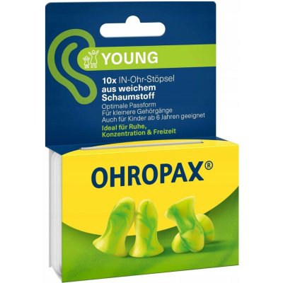 Ohropax Mini Soft dětské špunty do uší 5 párů – Sleviste.cz