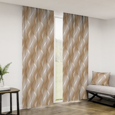 Závěsy dekorační Lenka béžová - více rozměrů - 145x250cm / Ne 411370-125 – Hledejceny.cz