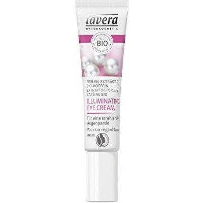 Lavera Illuminating Eye Cream ( Perlový extrakt, BIO kofein ) - Rozjasňující oční krém 15 ml