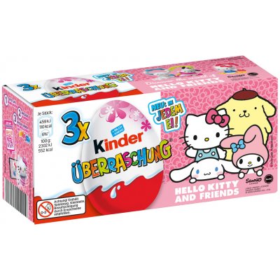 Kinder Barbie čokoládové vajíčko s překvapením 3 x 60 g – Hledejceny.cz
