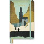 Moleskine Lord of the Rings A5 týdenní 2026-27 béžovozelený – Zboží Mobilmania