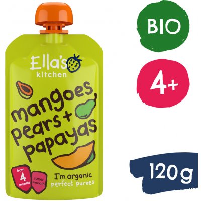 Ella's Kitchen BIO Mango hruška a papája 120 g – Hledejceny.cz