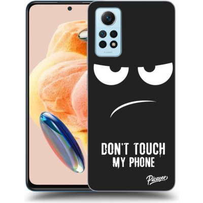Picasee silikonové Xiaomi Redmi Note 12 Pro 4G - Don't Touch My Phone černé