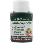 MedPharma Jablečný ocet + Vitamin C + Vláknina + Chrom 37 kapslí – Sleviste.cz