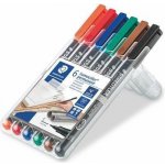 Staedtler Lumocolor 313 6 barev 313 WP6 – Zboží Živě