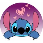 Jedlý tisk LILO A STITCH ● materiál: JEDLÝ PAPÍR Ⓜ️, ● velikost: průměr 7 cm ☝ – Hledejceny.cz