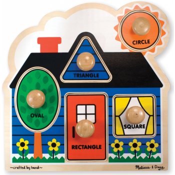 Melissa & Doug první puzzle tvary hrubé