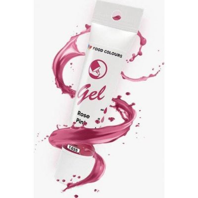 Food Colours gelová barva tuba Rose Pink 30 g – Sleviste.cz