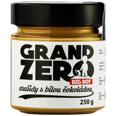 Big Boy Grand Zero s bílou čokoládou arašíd-bílá čokoláda 250 g
