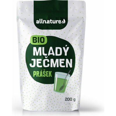 Allnature Mladý ječmen prášek BIO 200 g