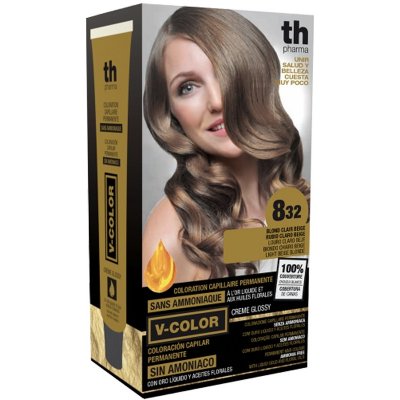 TH Pharma Barva na vlasy V-color světle béžová blond 8.32