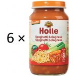 HOLLE Bio Boloňské špagety masozeleninový příkrm 6 x 220 g – Sleviste.cz