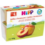 HiPP BIO Jablka s broskvemi 4 x 100 g – Zboží Dáma